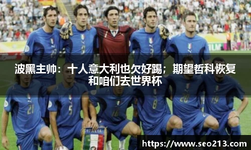 波黑主帅：十人意大利也欠好踢；期望哲科恢复和咱们去世界杯